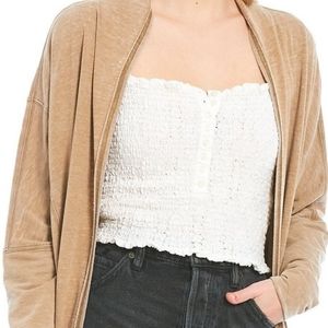 NWOT FreePeople CozyGirl Open Front Cardigan xs